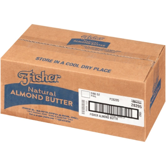 Fisher Natural Almond Butter, 2 x 80 oz Case - DOT product image 8