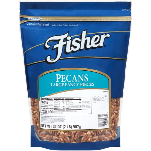 Fisher Fancy Large Pecan Pieces, 3 x 32 oz Case - DOT product image 2