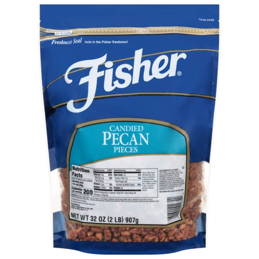 Fisher Frosted Pecan Pieces, 3 x 32 oz Case - DOT product image 2