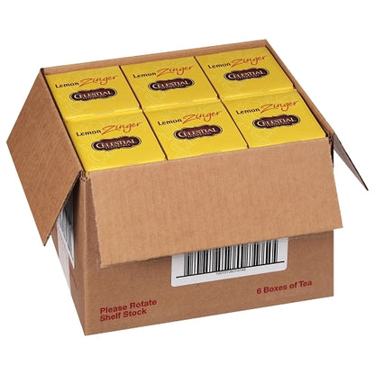 Celestial Seasonings HERB TEA LEMON ZINGER, 6 x 25 each Case - DOT product image 8