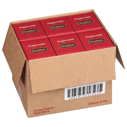 Celestial Seasonings HERB TEA PEPPERMINT, 6 x 25 each Case - DOT product image 5