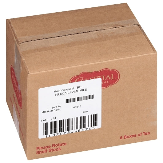Celestial Seasonings CHAMOMILE HERB TEA, 6 x 25 each Case - DOT product image 5