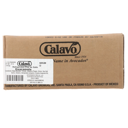 Calavo Pico De Gallo Guacamole, 6 x 2 lb Case - DOT product image 2