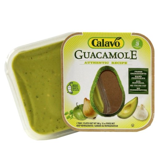 Calavo Authentic Guacamole Tray Pack, 6 x 12 oz Case - Frozen & Refrigerated