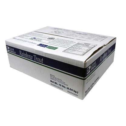 Riverence Provisions 5-7 Oz Frozen Natural Rainbow Trout Fillet, 1 x 10 lb Case - Frozen Meat & Seafood