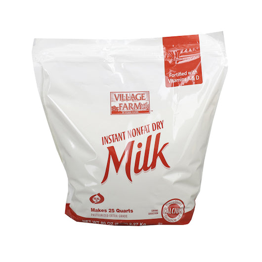 Bay Valley Foods Instant Non Fat Dry Milk, 6 x 5 lb Case - Pantry Ingredients