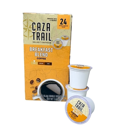 Caza Trail COFFEE BREAKFAST BLEND SINGLE SERVICE BREWING CUP, 4 x 24 each Case - DOT product image 4