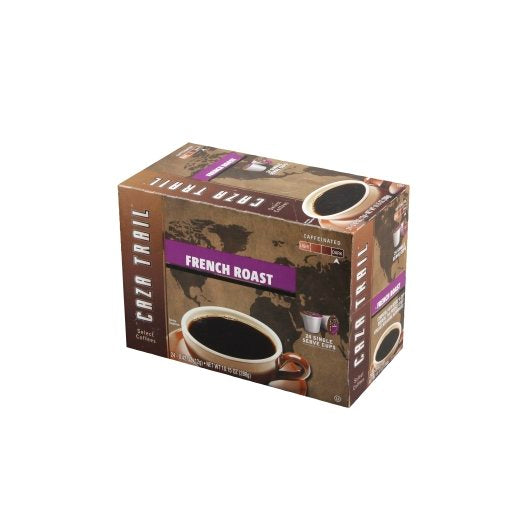 Caza Trail Coffee French Roast Single Service Brewing Cup, 4 x 24 each Case - DOT product image 4