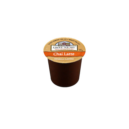 Grove Square Single Serve Chai Latte, 4 x 13.12 oz Case - Coffee & Tea