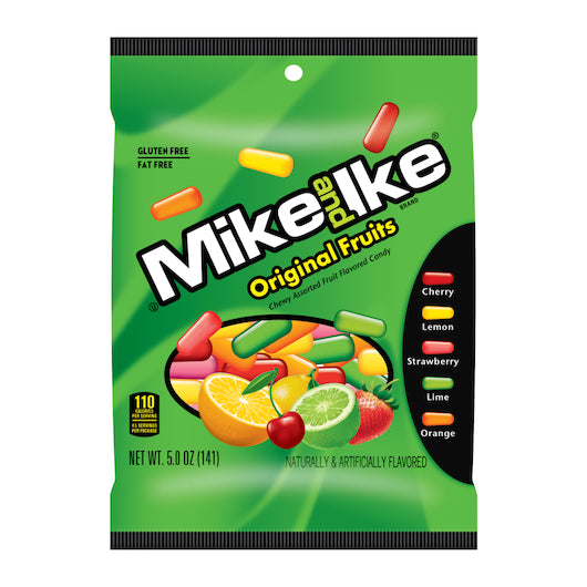 Mike and Ike Original Fruits Chewy Fruit Flavored Candies, 12 x 5 oz Case - DOT product image 3
