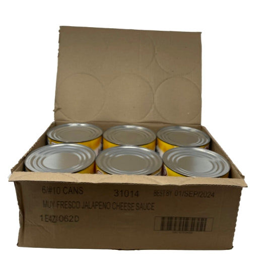 Muy Fresco Jalapeno CHEESE SAUCE, 6 x 6.63 lb Case - DOT product image 4