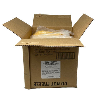 Muy Fresco JALAPENO CHEESE SAUCE, 4 x 140 oz Case - DOT product image 4