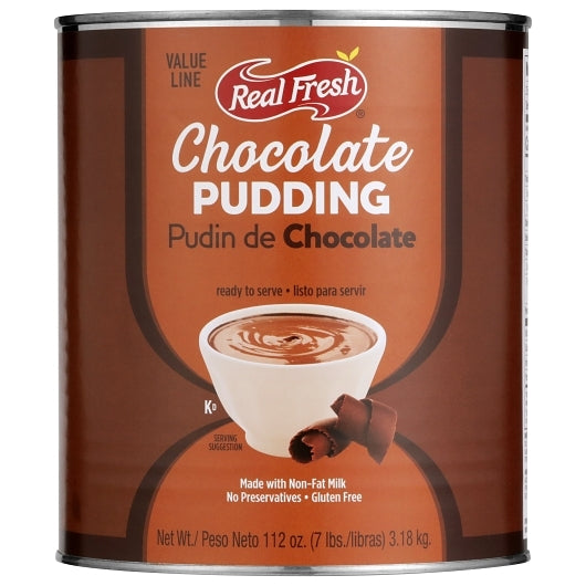 Real Fresh Value Line Trans Fat Free Chocolate Flavored Pudding, 6 x 7 lb Case - DOT product image 3