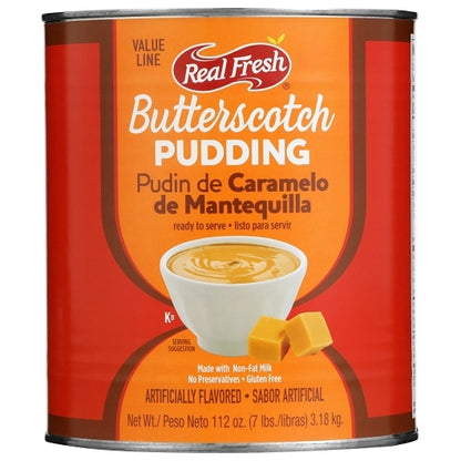 Real Fresh Value Line Trans Fat Free Butterscotch Flavored Pudding, 6 x 7 lb Case - DOT product image 3