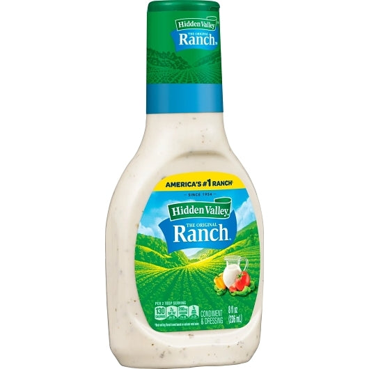 Hidden Valley Ranch Dressing Bottle, 12 x 8 fl oz Case - DOT product image 4