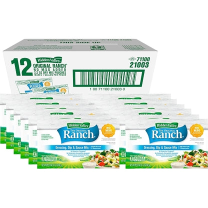 Hidden Valley Gluten Free Buttermilk Ranch Salad Dressing Bulk, 12 x 3.2 oz Case - DOT product image 3