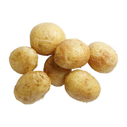 Simplot RoastWorks Roasted Mini Baby Potato, 6 x 2.5 lb Case - Frozen Potatoes Sides