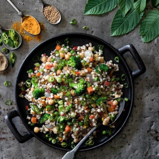 Simplot Upsides Pearl Couscous, Red Quinoa & Vegetable Blend, 6 x 2.5 lb Case - DOT product image 2