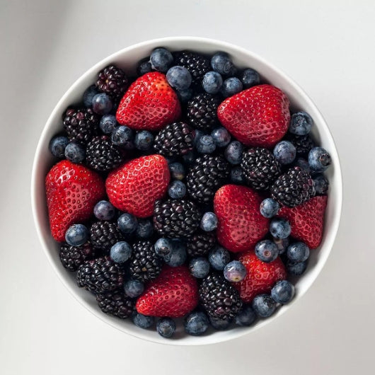 Simplot Simple Goodness Triple Berry Blend, 4 x 5 lb Case - Frozen Fruit