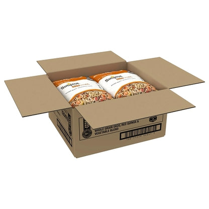 Simplot Good Grains Whole Grain Orzo, Red Quinoa & Vegetable Blend, 6 x 2.5 lb Case - Rice & Grains