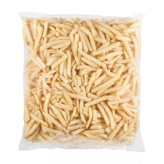 Simplot Thunder Crunch 3/8" Straight Cut French Fries, 6 x 5 lb Case - Frozen Potatoes Sides