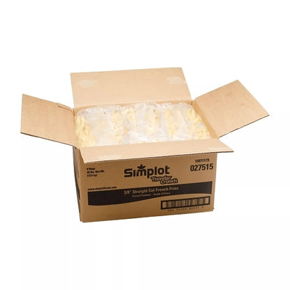 Simplot Thunder Crunch 3/8" Straight Cut French Fries, 6 x 5 lb Case - DOT product image 5