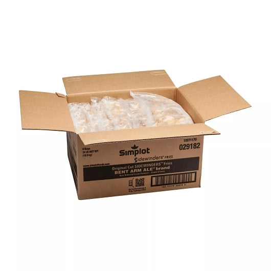 Simplot Bent Arm Original Cut Bent Arm Ale Beer Fries, 6 x 4 lb Case - DOT product image 4