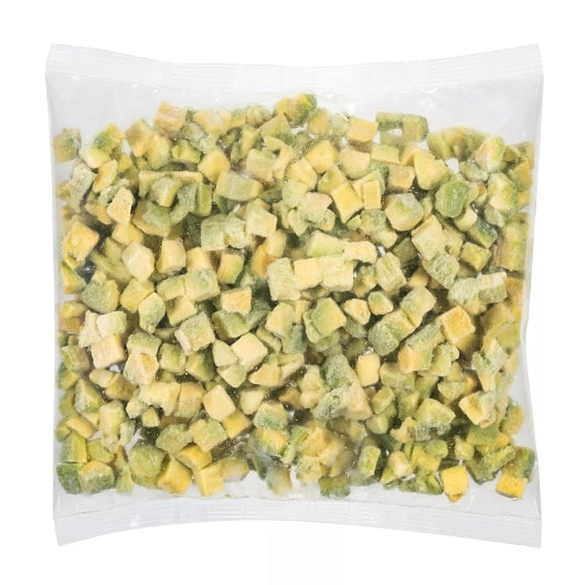 Simplot Harvest Fresh Avocados Individual Quick Frozen Fresh Diced Avocado, 12 x 2 lb Case - Frozen Fruit