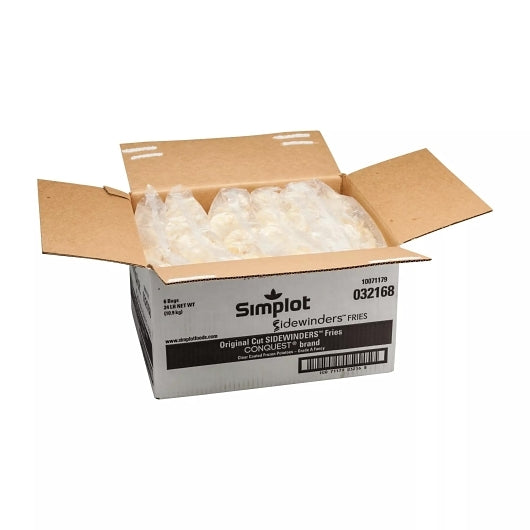 Simplot Conquest Crinklecut French Fries, 6 x 4 lb Case - DOT product image 5