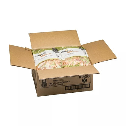 Simplot Good Grains Thai Style Red Quinoa & Vegetable Blend, 6 x 2.5 lb Case - GS1 open-case image