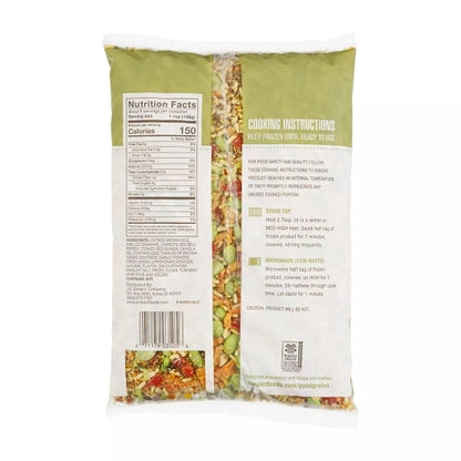 Simplot Good Grains Thai Style Red Quinoa & Vegetable Blend, 6 x 2.5 lb Case - GS1 inner-pack image