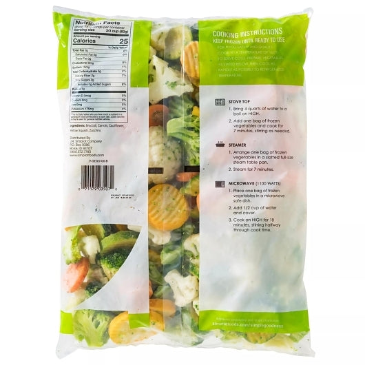 Simplot Simple Goodness NORMANDY Vegetable BLEND, 8 x 2 lb Case - DOT product image 2