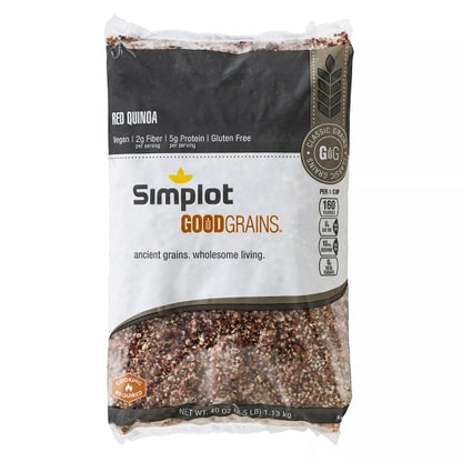 Simplot Good Grains Red Quinoa, 6 x 2.5 lb Case - Rice & Grains