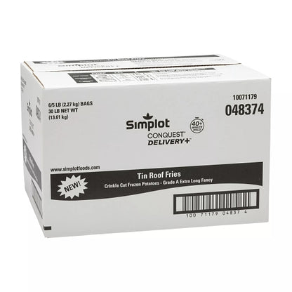 Conquest Delivery+ Tm Tin Roof French Fries, 6 x 5 lb Case - DOT product image 8