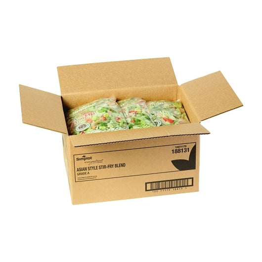Simplot Simple Goodness Classic Vegetables Asian Style Stir-Fry Blend, 12 x 2 lb Case - DOT product image 5