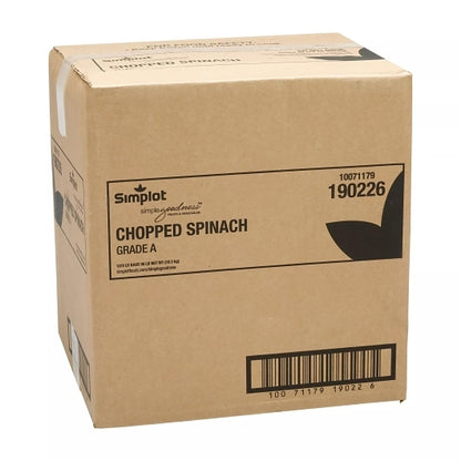 Simplot Leaf Spinach Chopped Spinach, 12 x 3 lb Case - DOT product image 4