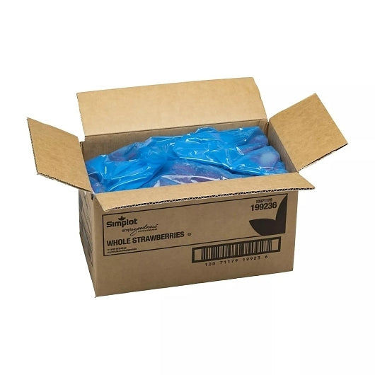 Simplot Classic Whole Individual Quick Frozen Whole Strawberry, 1 x 10 lb Case - DOT product image 4
