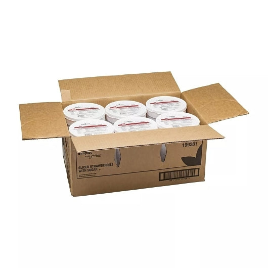 Simplot Classic Sliced 4+1 Sliced Strawberry, 6 x 6.5 lb Case - DOT product image 5