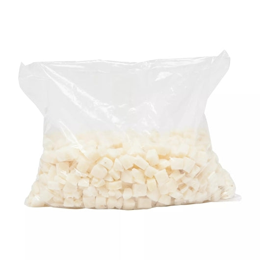 Simplot Freezerfridge 1/2" Hash Brown Cubes, 4 x 5 lb Case - Frozen Potatoes Sides