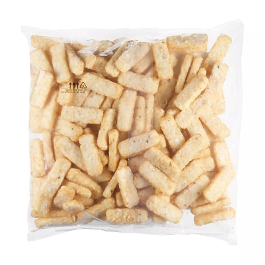 Simplot Tater Stick Hash Brown Stick, 6 x 4 lb Case - Frozen Potatoes Sides