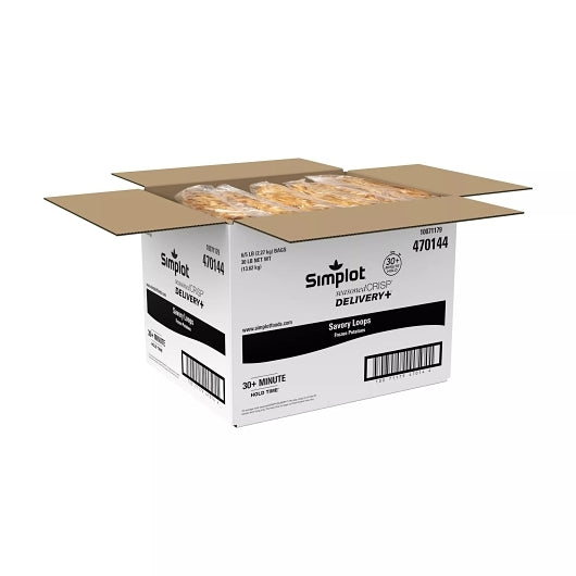 Simplot SeasonedCrisp Skin On Battered Loop French Fries, 6 x 5 lb Case - DOT product image 4