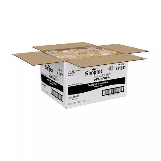 Simplot Seasonedcrisp Savory Straight Cut French Fries, 6 x 5 lb Case - DOT product image 4