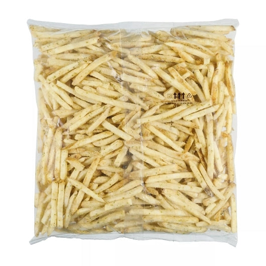 Simplot SeasonedCrisp Crispy Sour Cream & Chive French Fries, 6 x 5 lb Case - Frozen Potatoes Sides