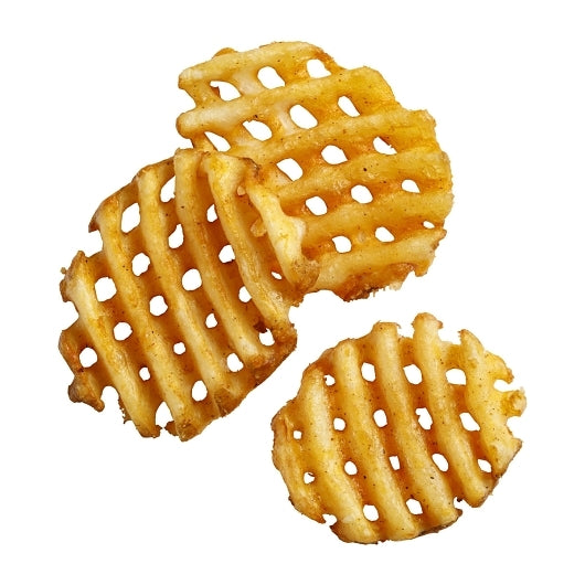 Simplot SeasonedCrisp Lattice Cut French Fries, 6 x 4.5 lb Case - DOT product image 2