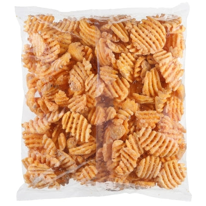 Simplot SeasonedCrisp Lattice Cut French Fries, 6 x 4.5 lb Case - Pantry Ingredients