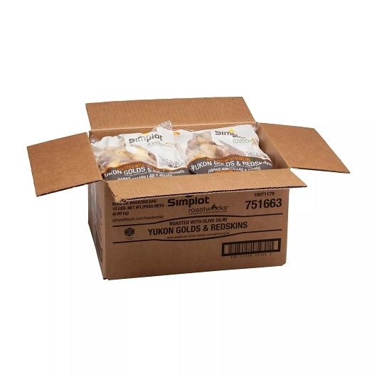 Simplot RoastWorks Redskin Yukon Potatoes, 6 x 2.5 lb Case - DOT product image 4