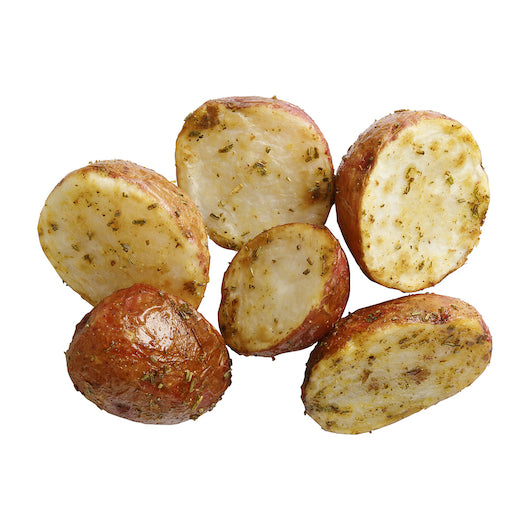 Simplot RoastWorks Redskin Potato Halves with Rosemary, 6 x 2.5 lb Case - Spices Seasonings