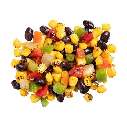Roast Works Flame Mix Roasted Corn Black Bean, 6 x 2.5 lb Case - Beans & Legumes