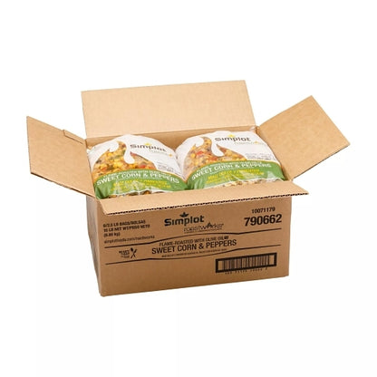 Roast Works Flame Vegetable Flame Roasted Sweet Corn & Peppers, 6 x 2.5 lb Case - DOT product image 4