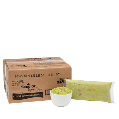 Simplot Extreme Supreme Guacamole, 12 x 1 lb Case - DOT product image 8